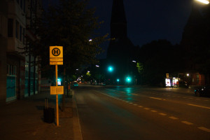 Perleberger Straße ohne Menschen