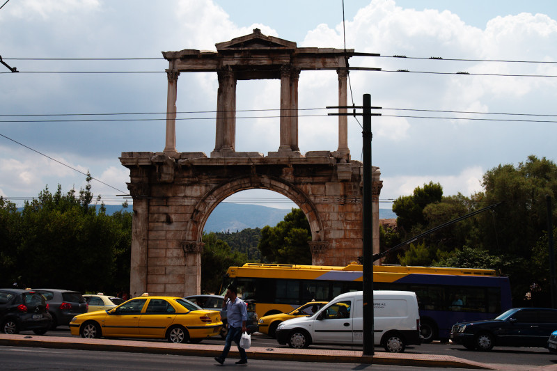 Hadrian-Boten mit Strombus und Hipster