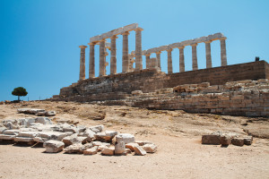 Poseidon-Tempel am Kap Sounion