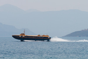 Boot für die Rückfahrt