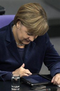 Merkel iPad